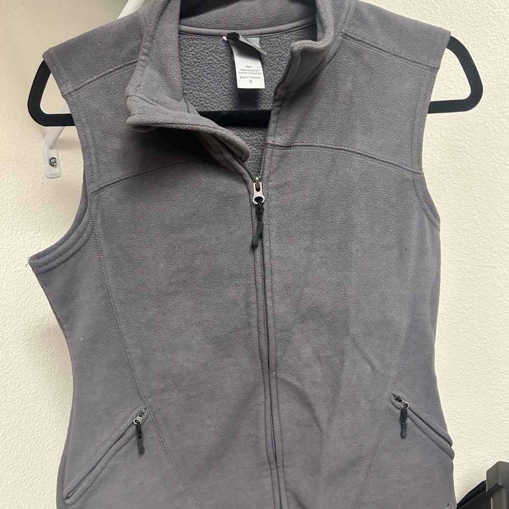 Champion Gray Fleece Vest